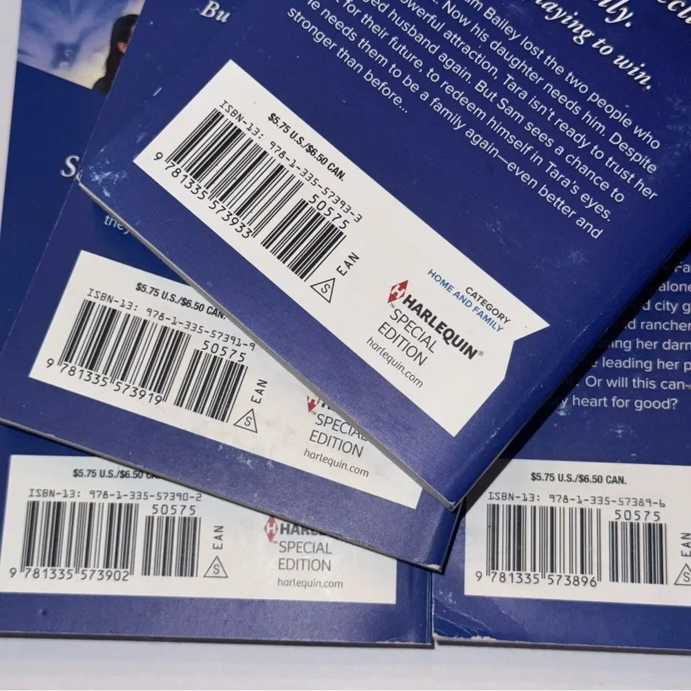 4 Harlequin Special Edition Romance Book Set